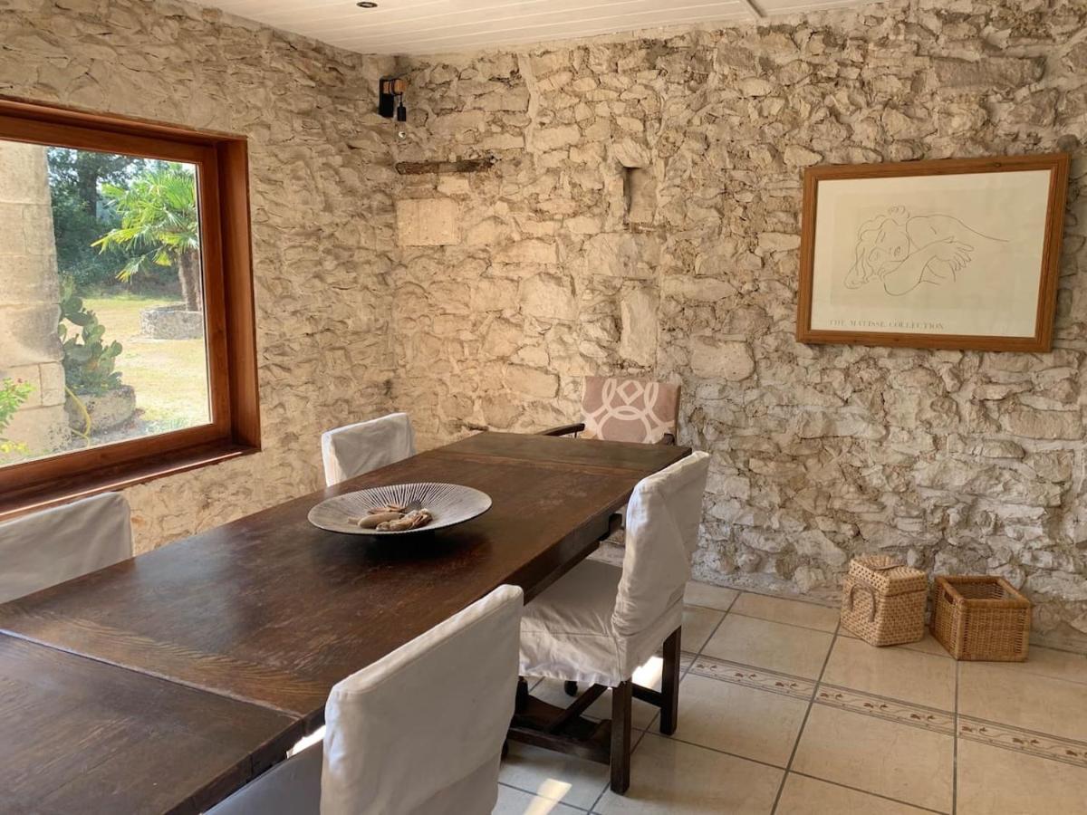 Country Villa For 19 Pool Cinema Football Pitch Verteillac Exterior photo